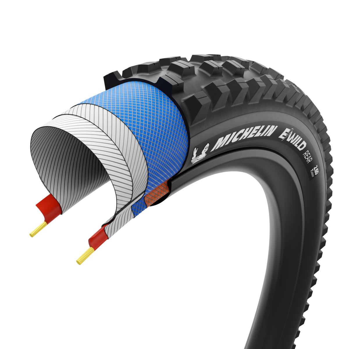 MICHELIN E-WILD REAR 29x2.60 Tubeless Ready Soft Black-däck