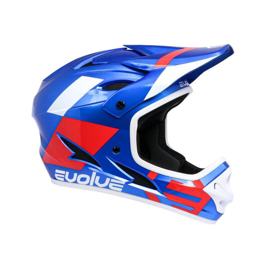 Evolve Storm-hjälm blå och röd