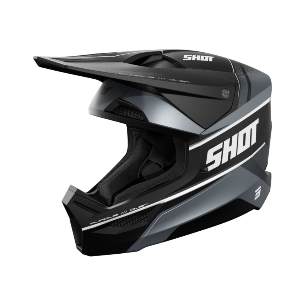 Casque BMX SHOT FURIOUS Dust Black Matt