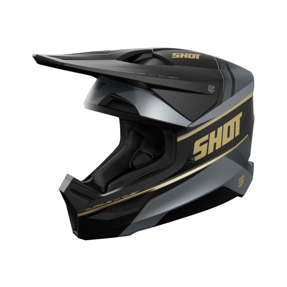 Casque BMX SHOT FURIOUS Dust Gold Matt