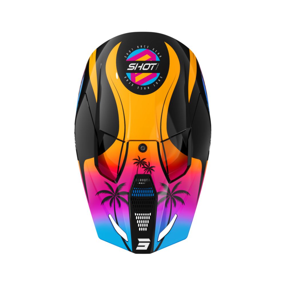 Casque BMX SHOT FURIOUS Junior Miami Orange Glossy