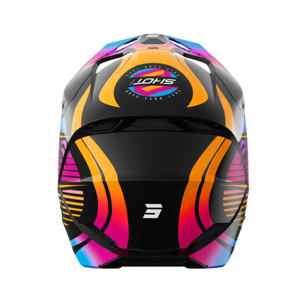Casque BMX SHOT FURIOUS Junior Miami Orange Glossy