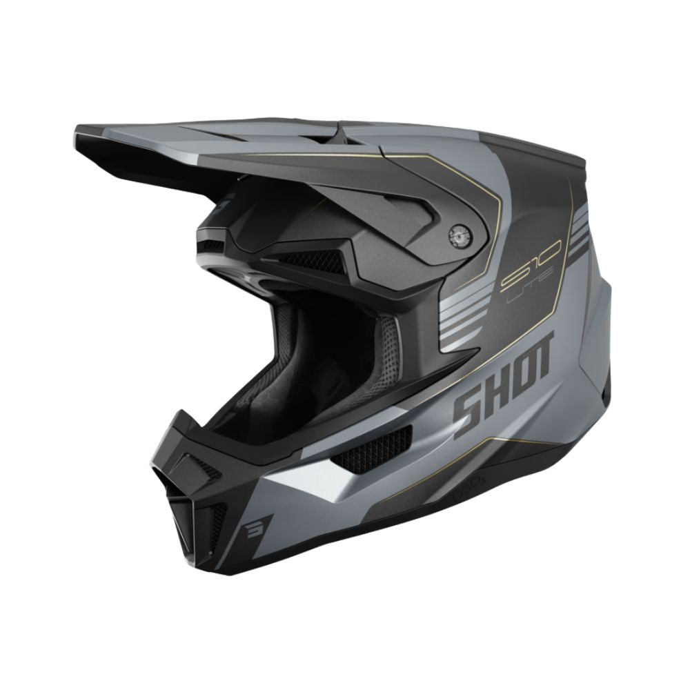 Casque BMX SHOT LITE S10 Black Grey Matt