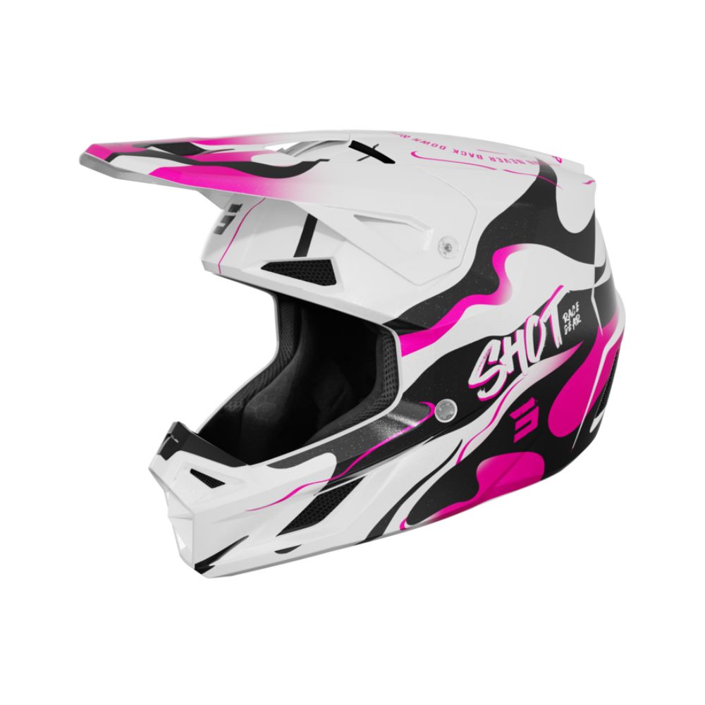 Casque BMX SHOT SPEED Beast Pink Pearly