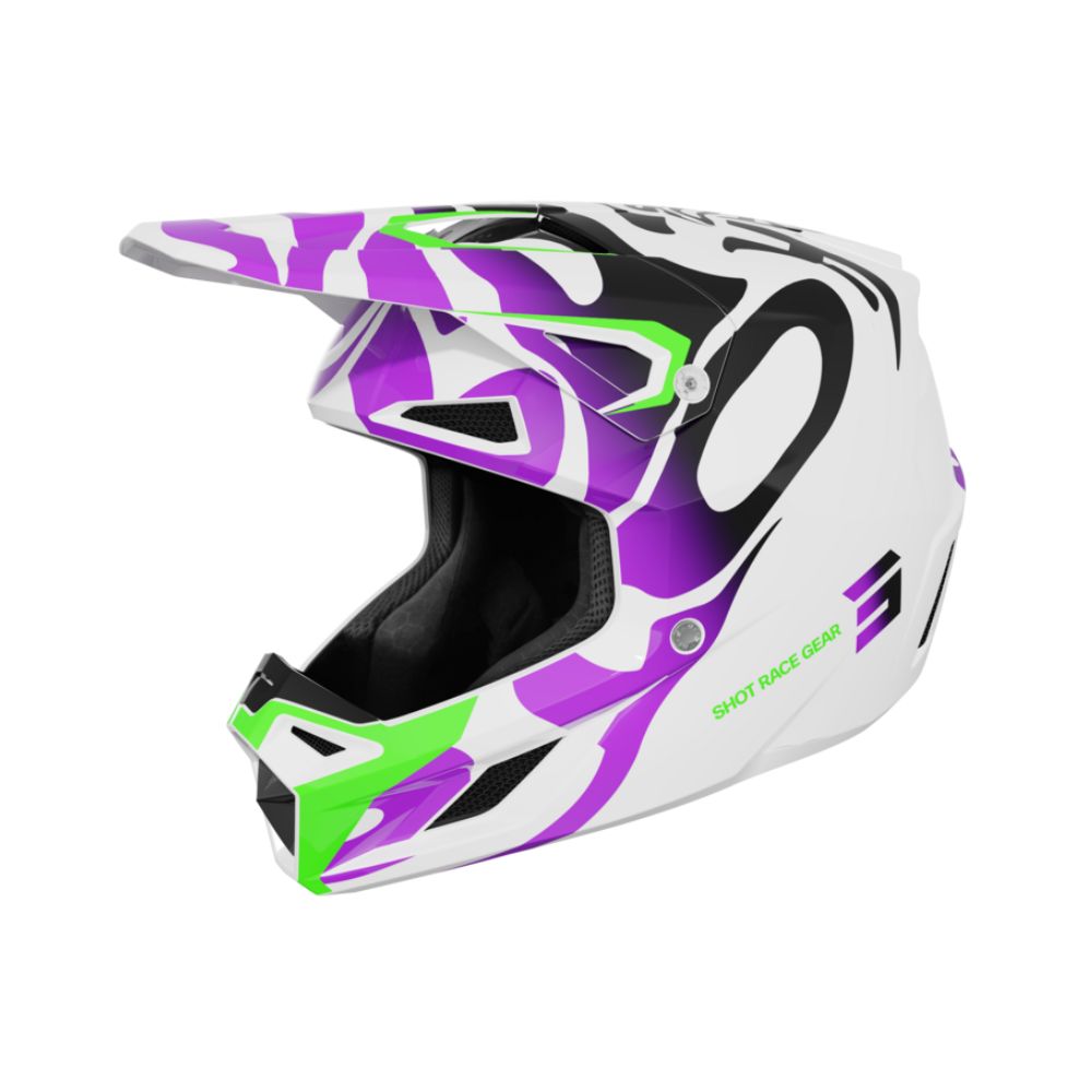 Casque BMX SHOT SPEED Junior Ghost Purple Glossy