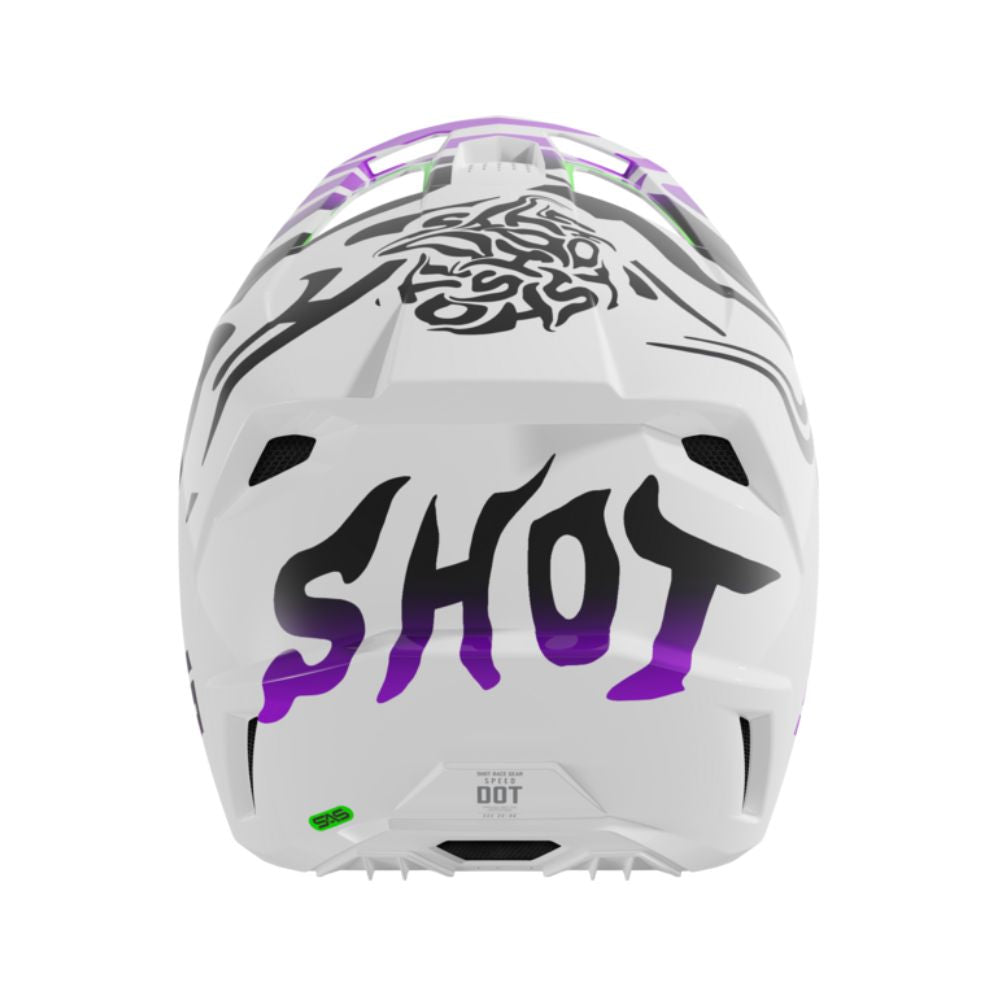 Casque BMX SHOT SPEED Junior Ghost Purple Glossy