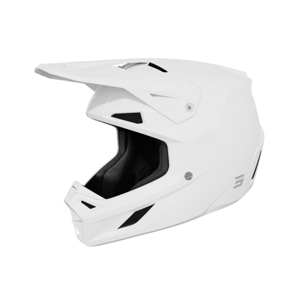 Casque BMX SHOT SPEED Solid White Glossy