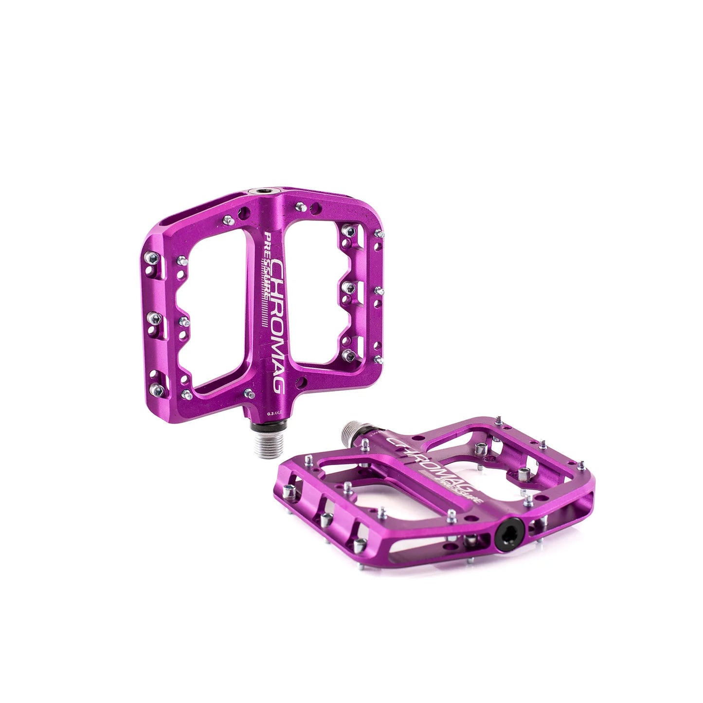 CHROMAG PRESSURE Flat Pedals Lila