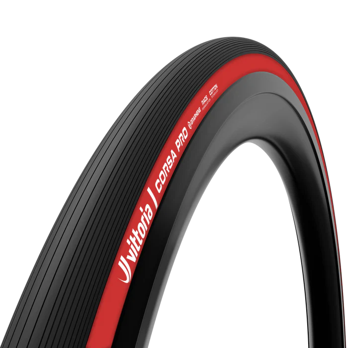 VITTORIA CORSA PRO Graphene G2.0 700c Tubeless Ready-däck - Specialutgåva Röd