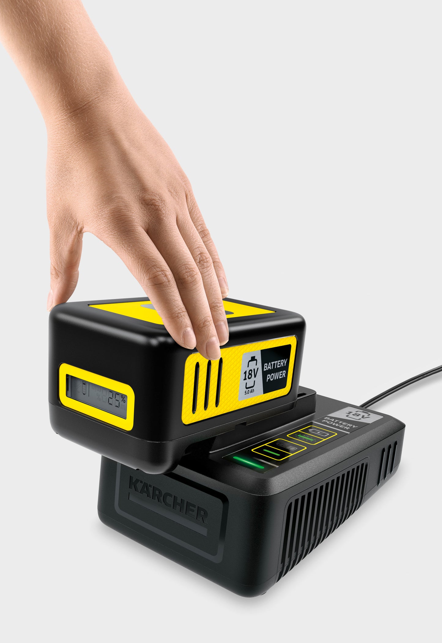 KÄRCHER Battery Power 18 V / 5 Ah Battery Kit + Quick Charger