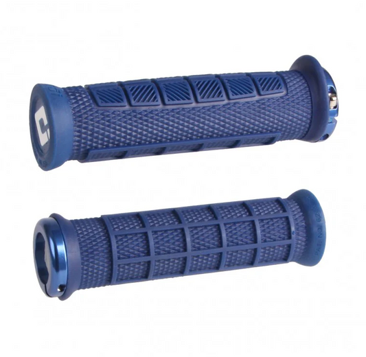 ODI ELITE PRO V2.1 Lock-on-grepp 130 mm Blå