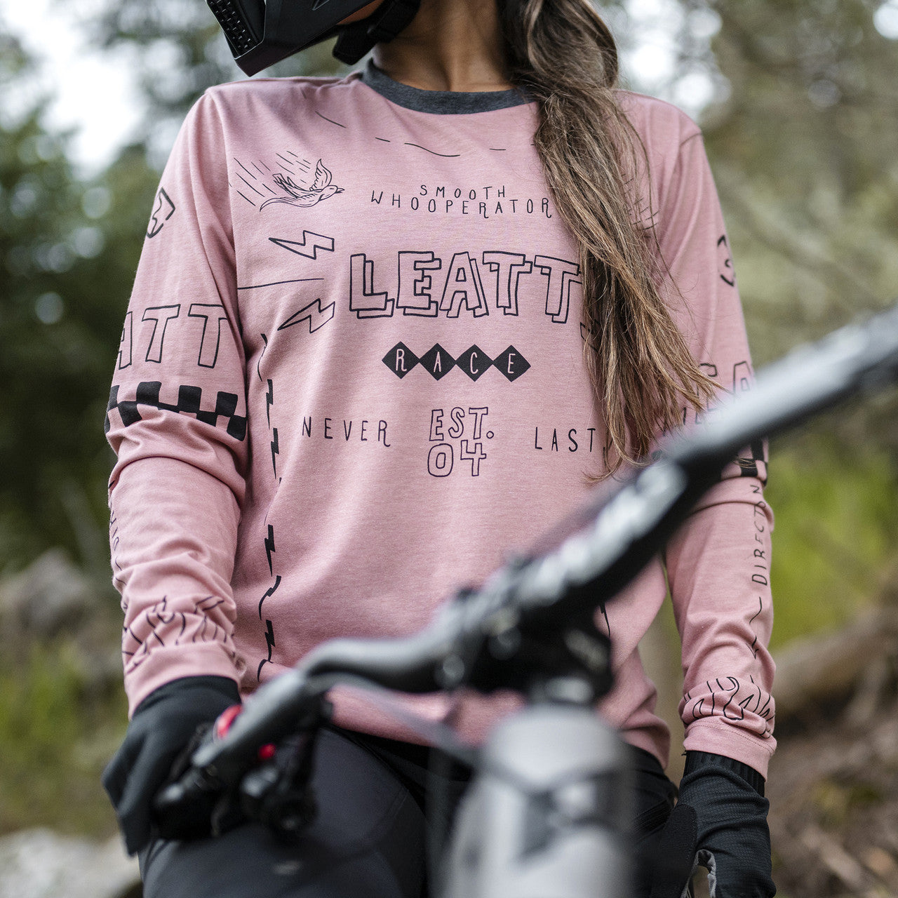 LEATT MTB Gravity 3.0 Women's Long Sleeve Jersey Pink