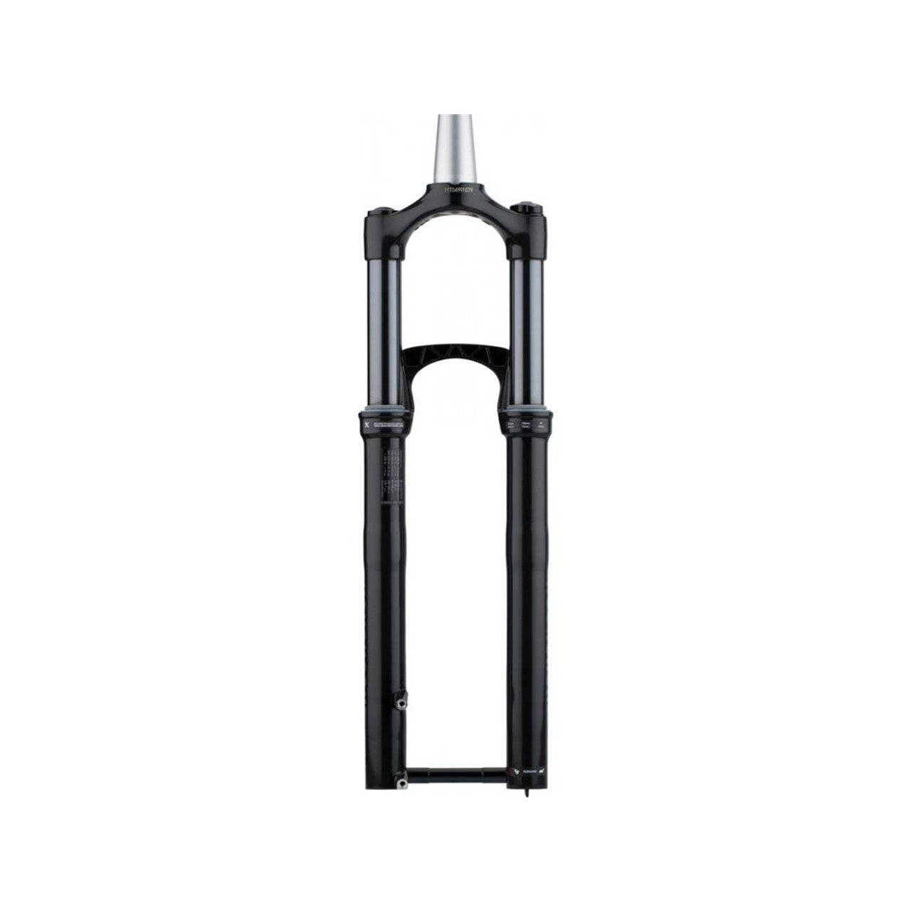 ROCKSHOX RECON SILVER RL REMOTE 27,5" SoloAir avsmalnande gaffelaxel 9x100 QR Svart