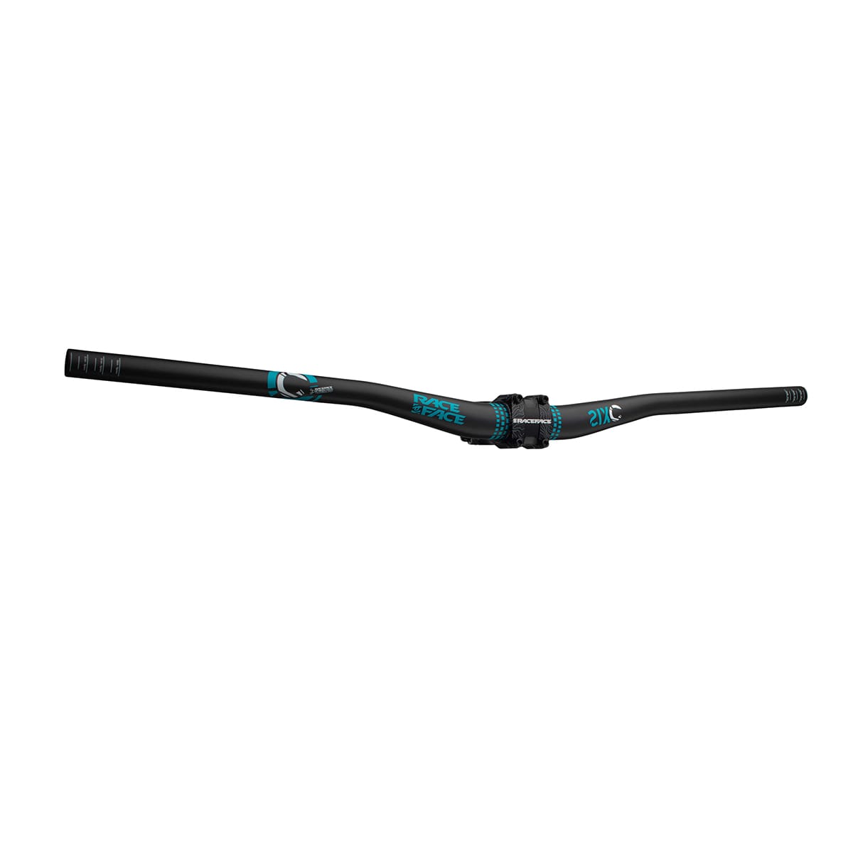 handlebar RACE FACE SIXC Carbon Rise 19mm 785mm Turquoise
