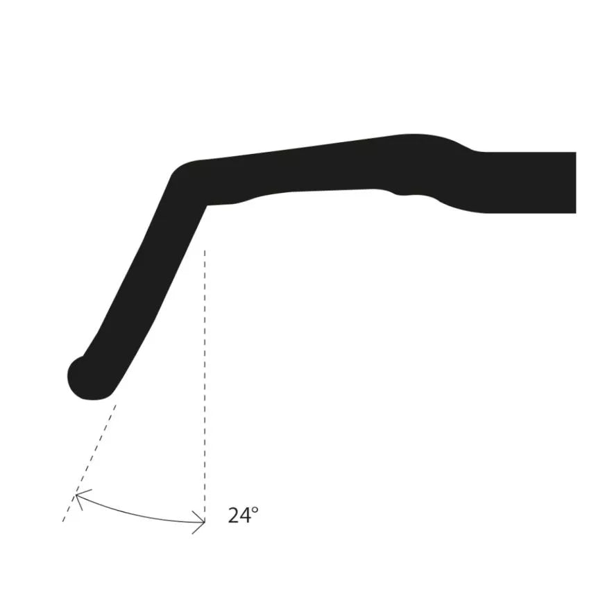 DEDA GERA ALU 24° POB Finish-styrstång