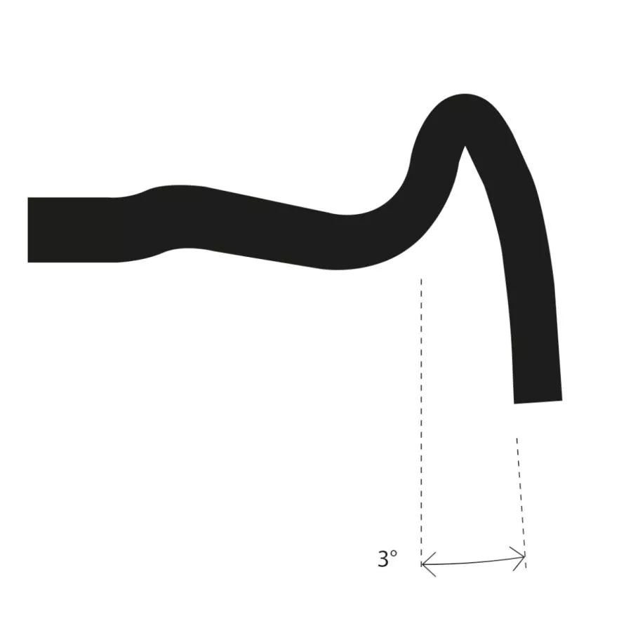 DEDA GERA ALU 24° POB Finish-styrstång