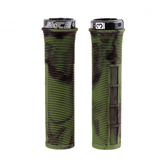 SB3 RACE EN Lock-On 130 mm Camo Green Grips