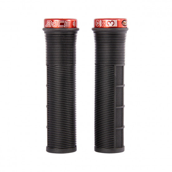 SB3 RACE EN Lock-On 130 mm svart/rött handtag