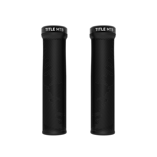 Grips Title MTB FORM Lock-On Svart - par sett framifrån