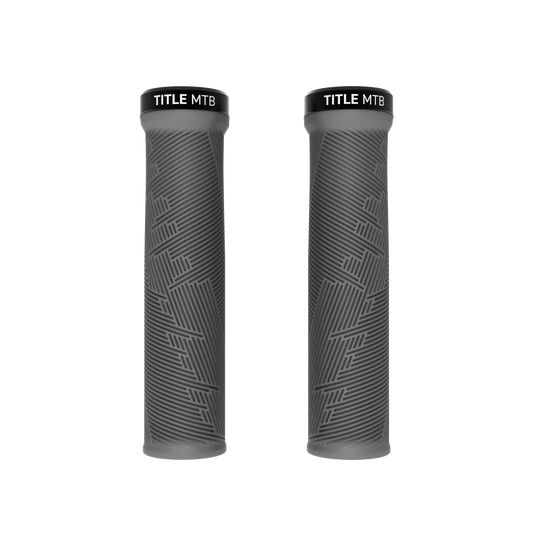 Grips Title MTB FORM Lock-On Grå - par framifrån