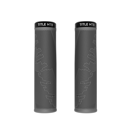 Grips Title MTB FORM Lock-On XL Grå - par sett framifrån