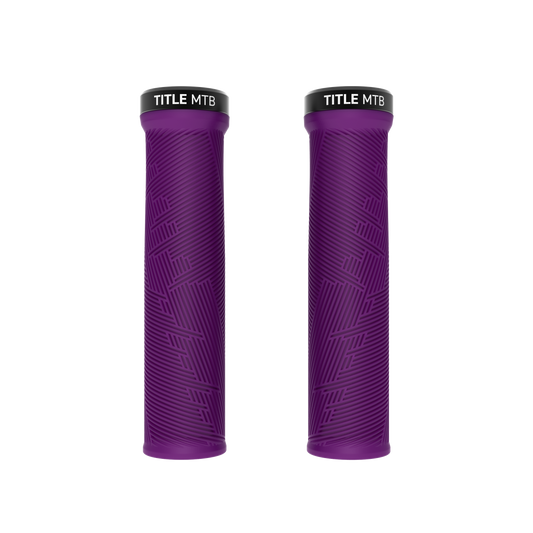Grips Title MTB FORM Lock-On Violet - par framifrån