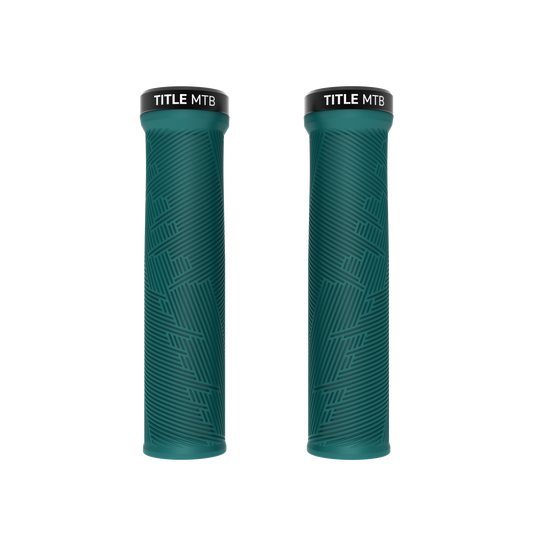 Grips Title MTB FORM Lock-On Turkos - par sett framifrån