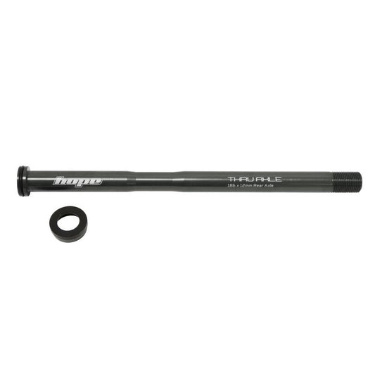HOPE Bakhjulsaxel 186mm #HTAR186 Rökt