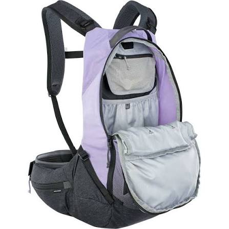 Ryggsäck med ryggskydd EVOC TRAIL PRO 16L Lila