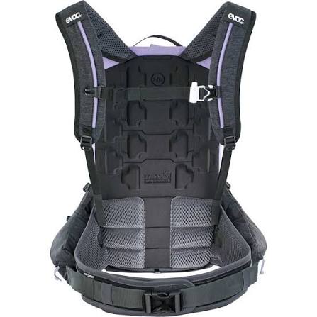 Ryggsäck med ryggskydd EVOC TRAIL PRO 16L Lila