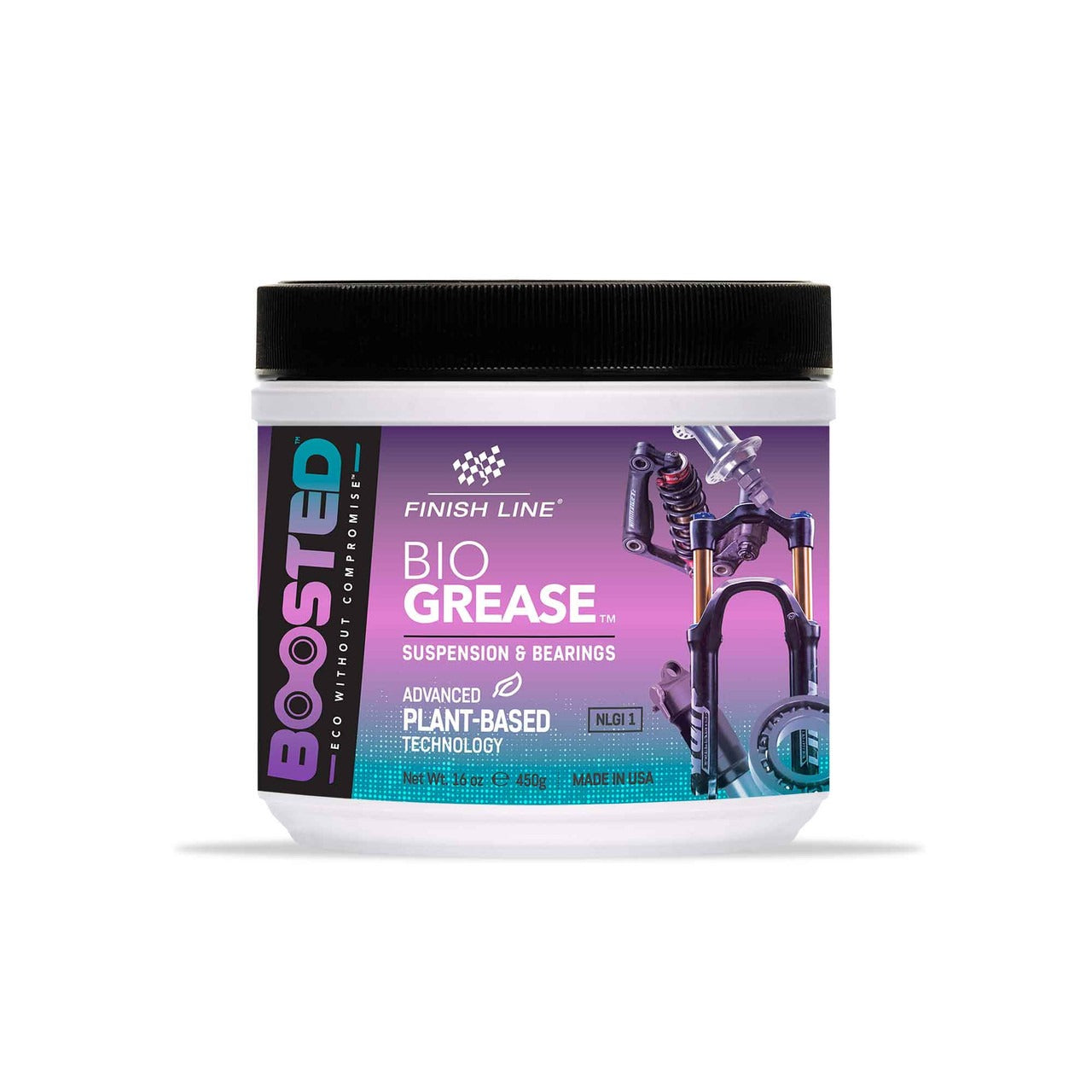 FINISH LINE BOOSTED™ BIO CLEAN Smörjfett för upphängning (454 g)