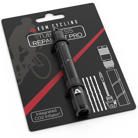KOM CYCLING Tubeless PRO reparationssats svart