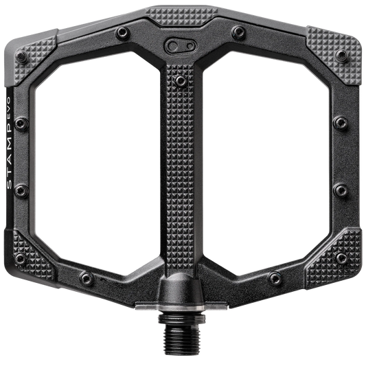 CRANKBROTHERS STAMP EVO Stora platta pedaler Svart