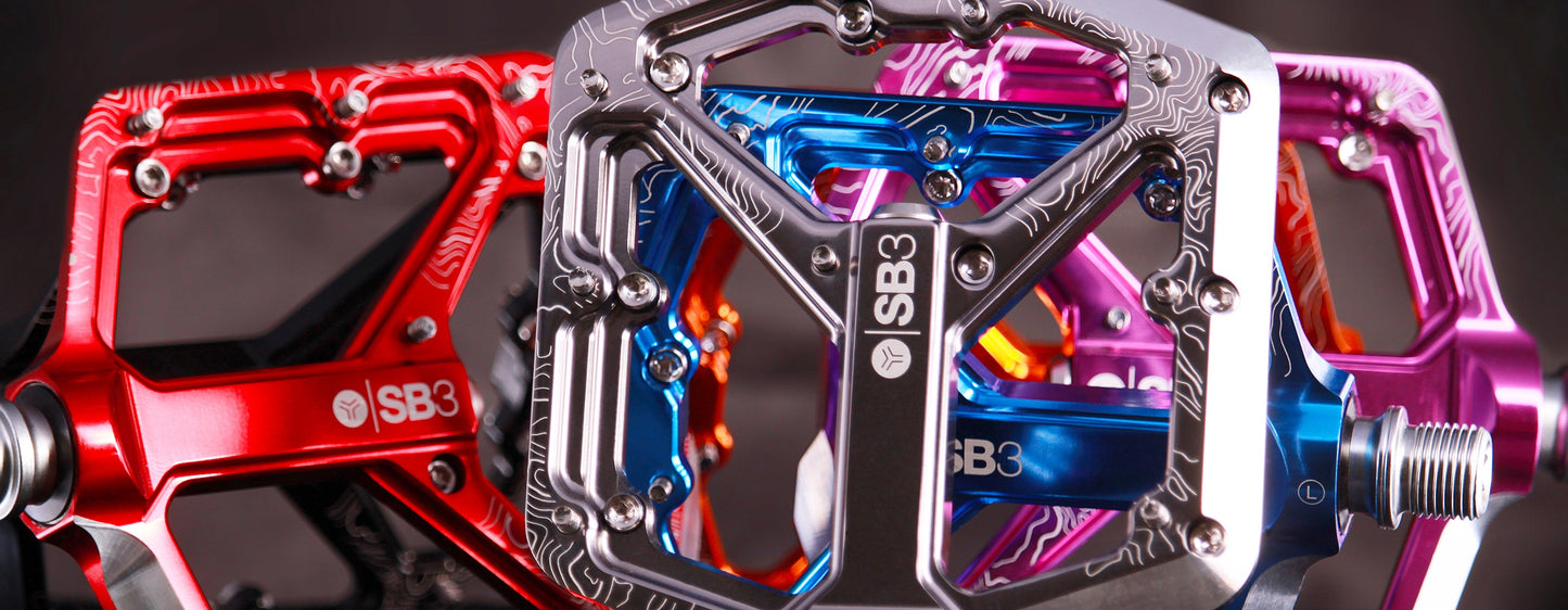 SB3 SPECTRUM Flat Pedals Svart