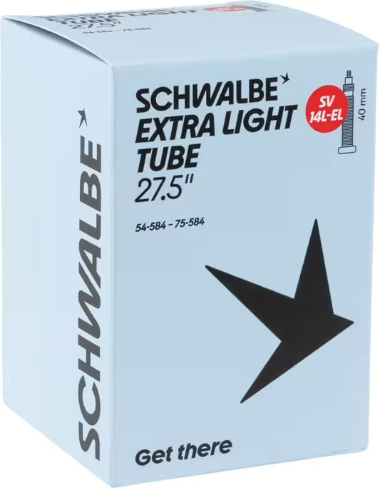 SCHWALBE EXTRA LIGHT SV 14L 27,5/29x2,10/3 Presta 40 mm innerrör