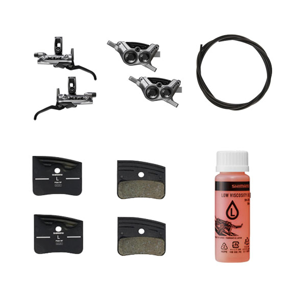 Pair of SHIMANO XTR M9220 Enduro 4 Piston Brakes