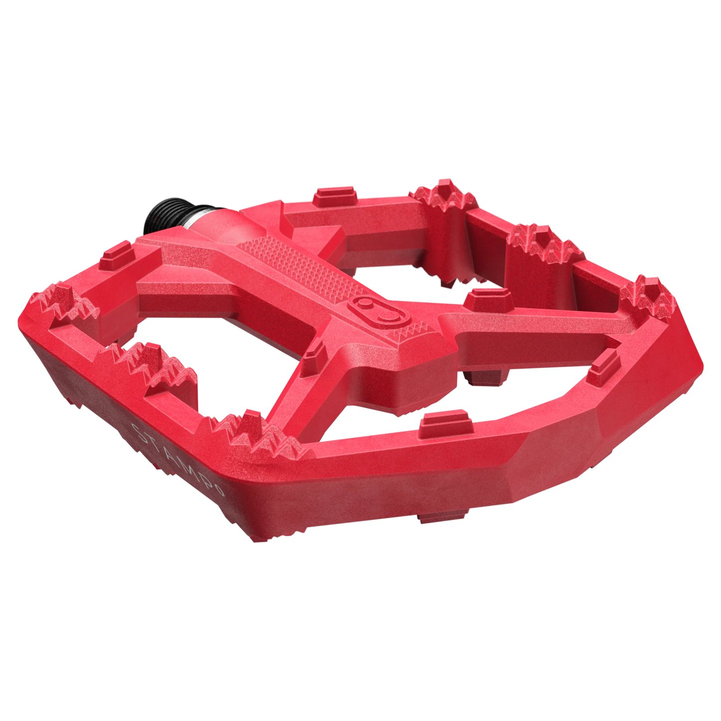 CRANKBROTHERS STAMP 0 Små platta pedaler Röd