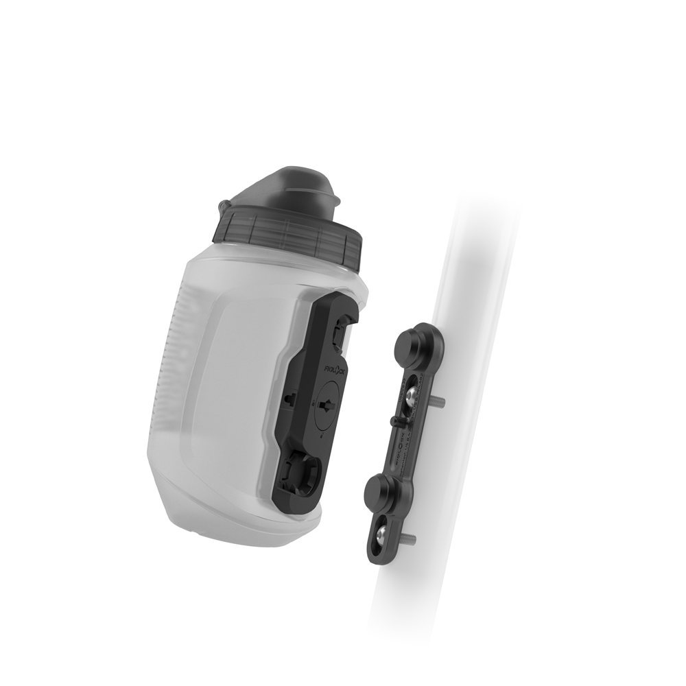 Vattenflask- och Flaskhållarkit FIDLOCK TWIST UNI BASE 550 ml Transparent