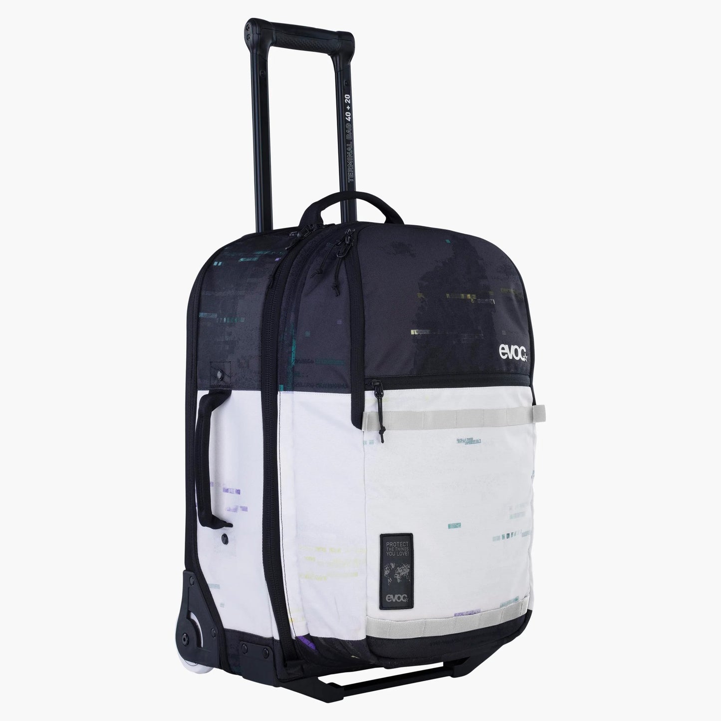EVOC Trolley resväska 40L +20L Svart/vit