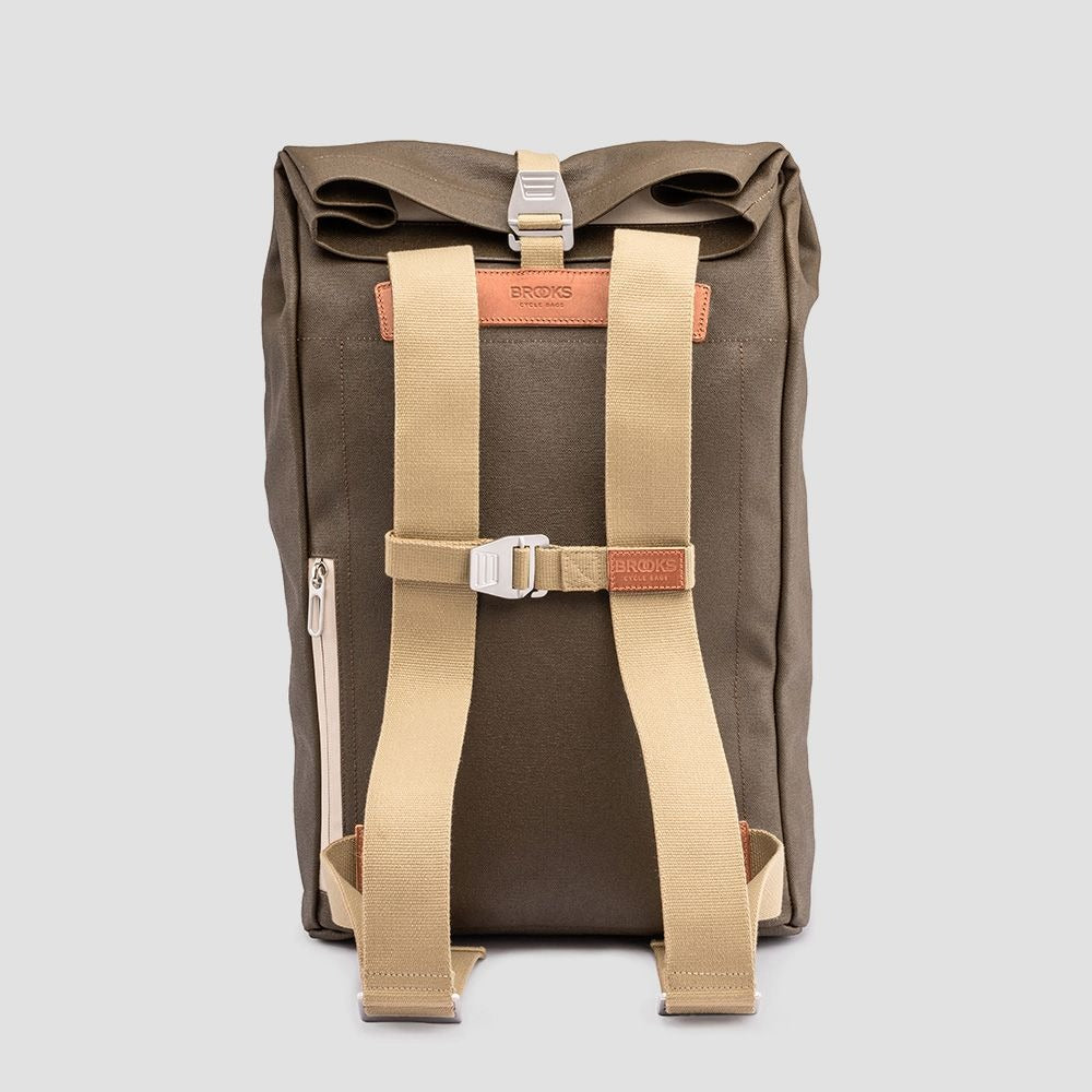 Backpack BROOKS PICKWICK COTTON CANVAS 26L Brown