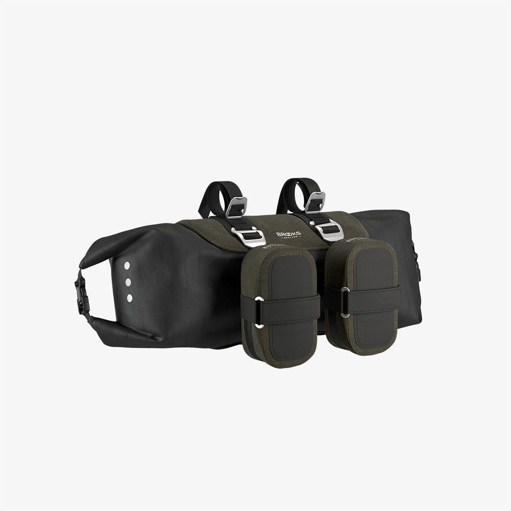 Handlebar bag BROOKS SCAPE ROLL Green