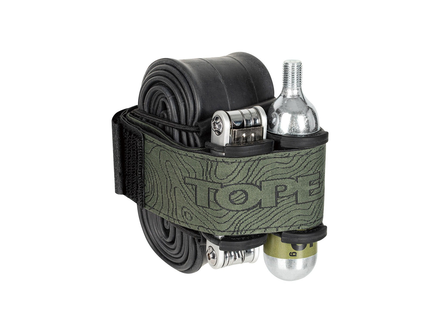 TOPEAK ELEMENTA STRAP L Universalrem Grön