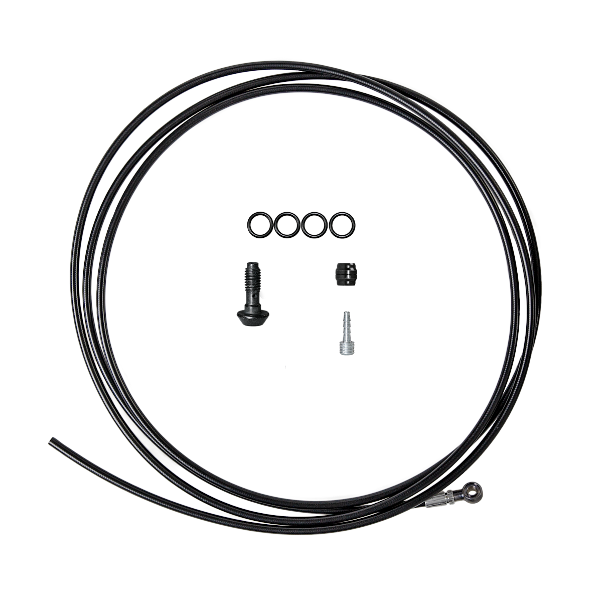 MAGURA bromsslangssats med banjo - 90° svart