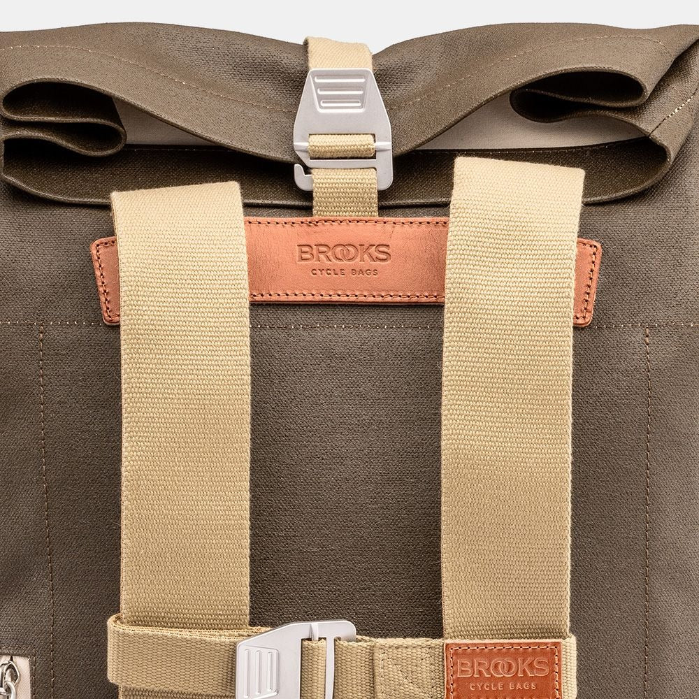 Backpack BROOKS PICKWICK COTTON CANVAS 26L Brown