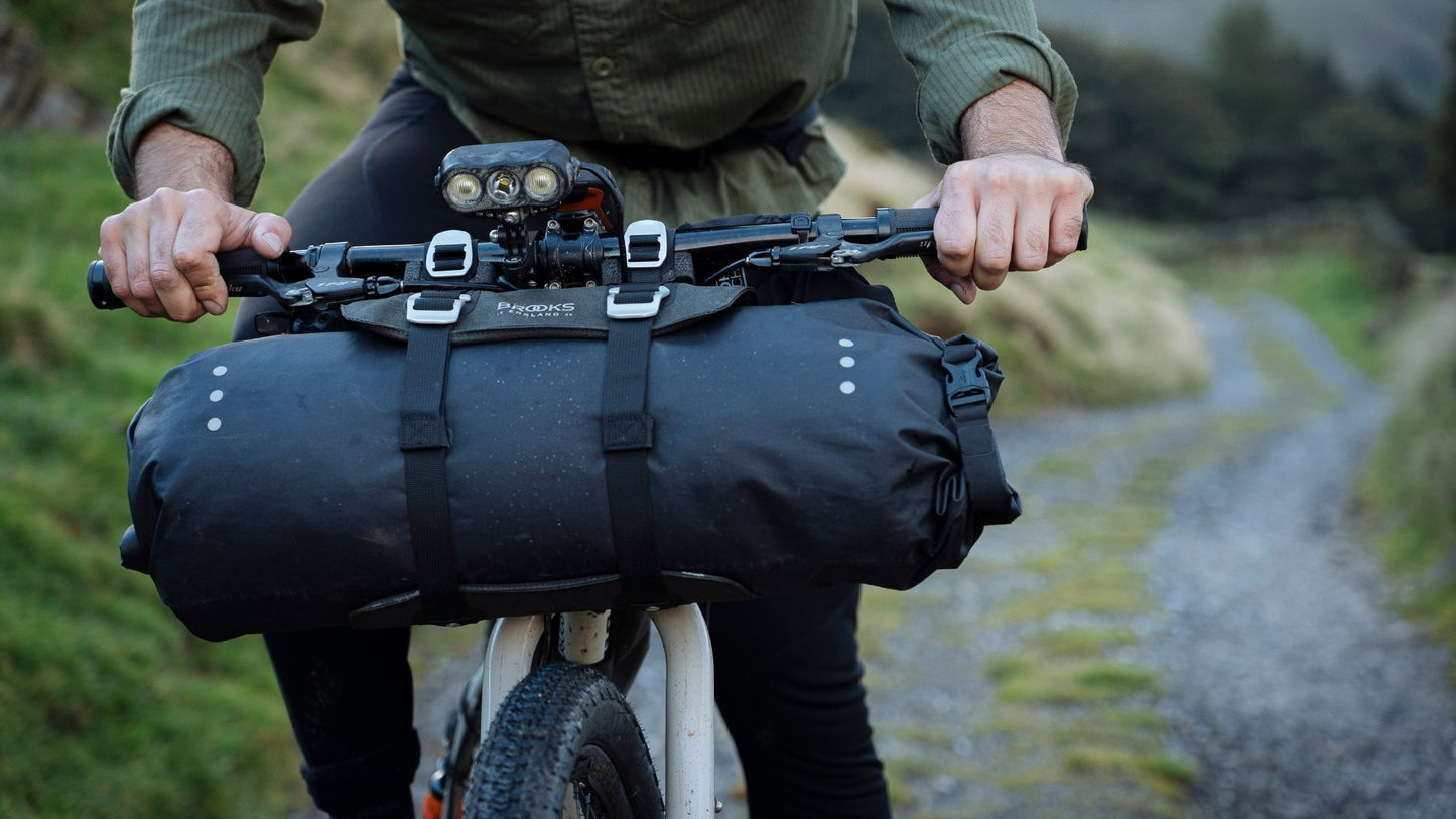 Handlebar bag BROOKS SCAPE ROLL Green