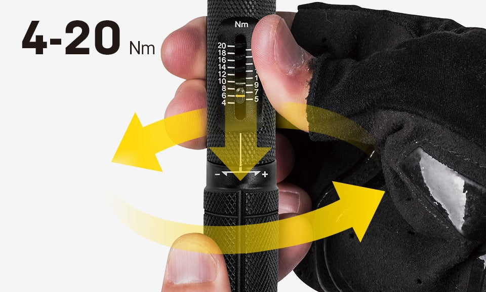 Vridmoment TOPEAK STICK PRO momentnyckel (4-20 Nm)