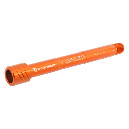 WOLF TOOTH Framhjulsaxel för FOX 36/38 gafflar 15x110 mm Boost Orange