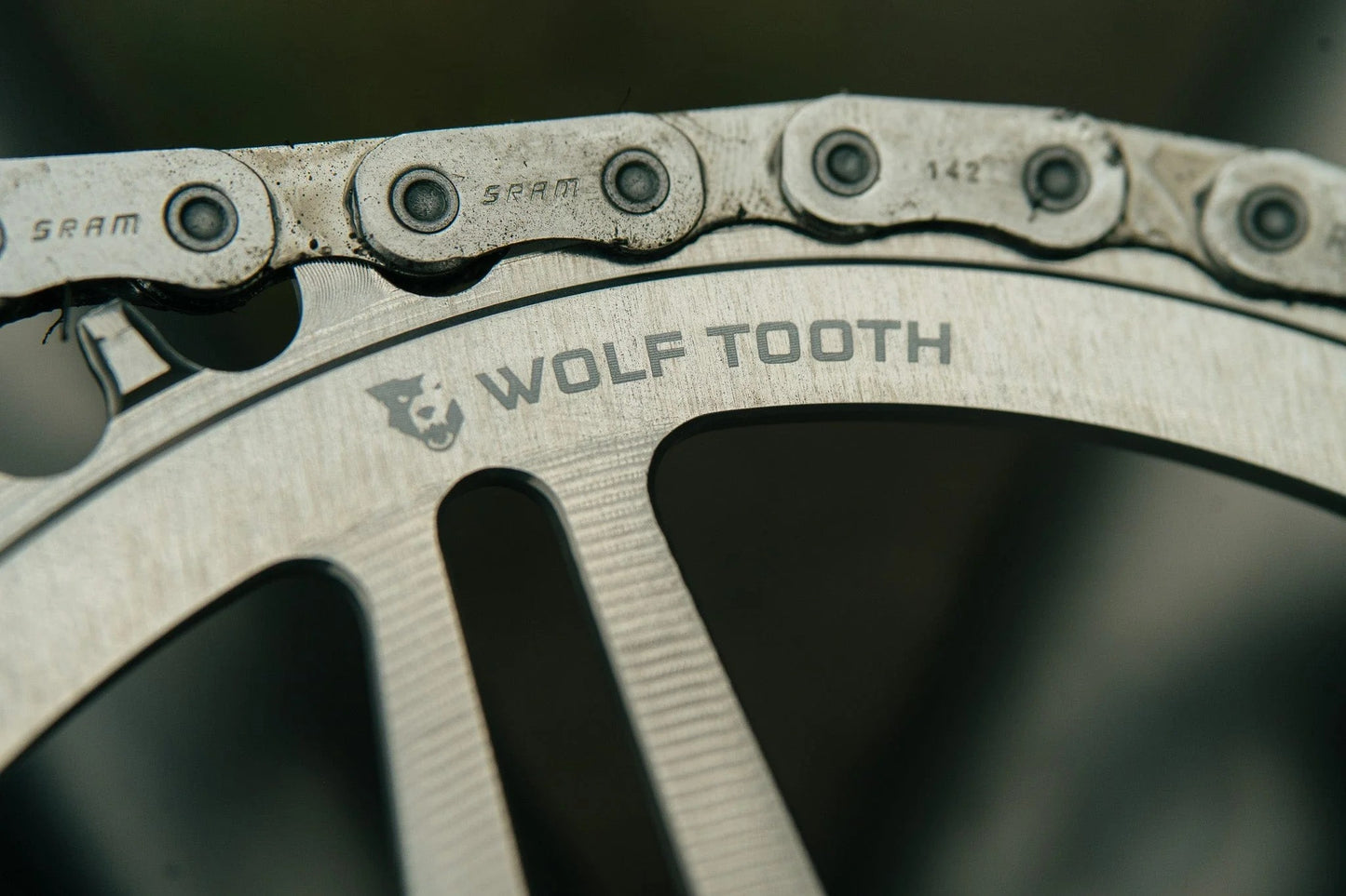WOLF TOOTH BOOST Direktmontering SRAM Raw Silver Mono-kedjehjul