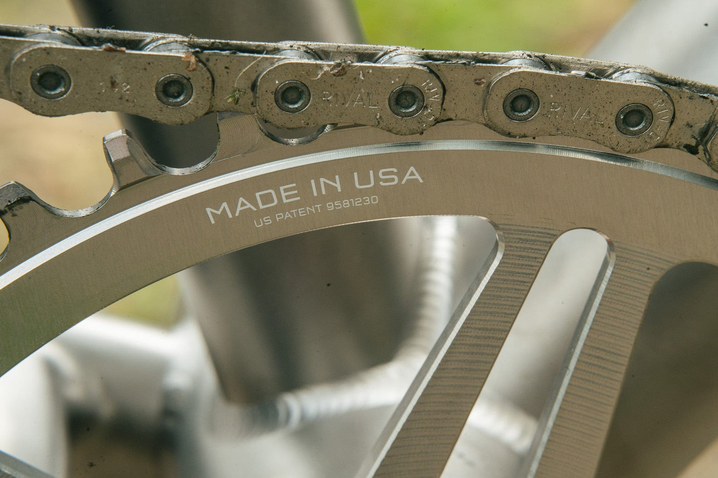 WOLF TOOTH BOOST Direktmontering SRAM Raw Silver Mono-kedjehjul