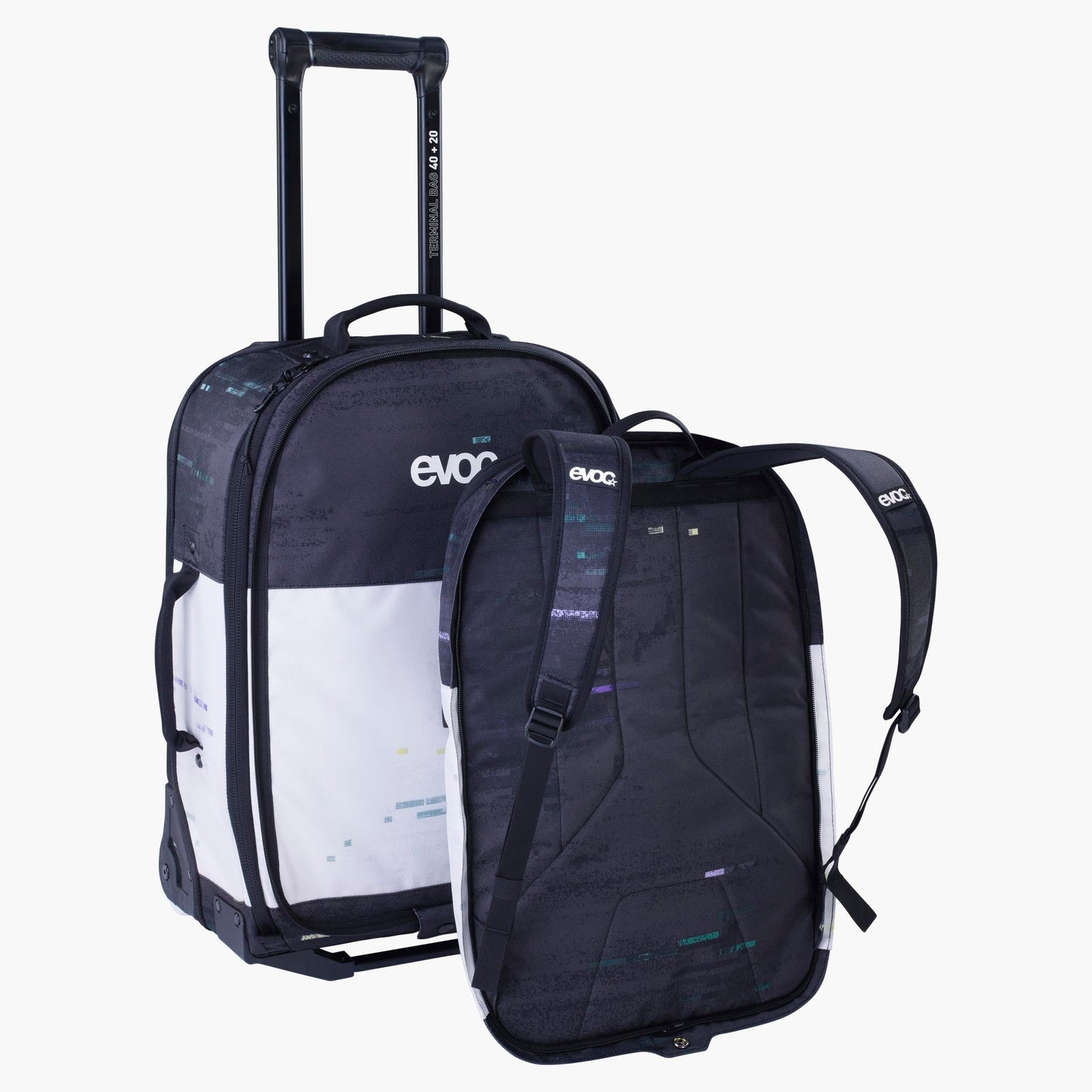 EVOC Trolley resväska 40L +20L Svart/vit